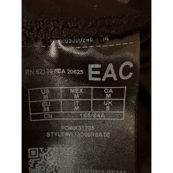 Guess Betty Black with White and Pink Floral Romper Cold Shoulder - Picture 4 of 8